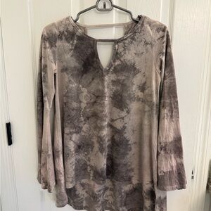 PPLA Earthy Tie-Dye Long Sleeve Top